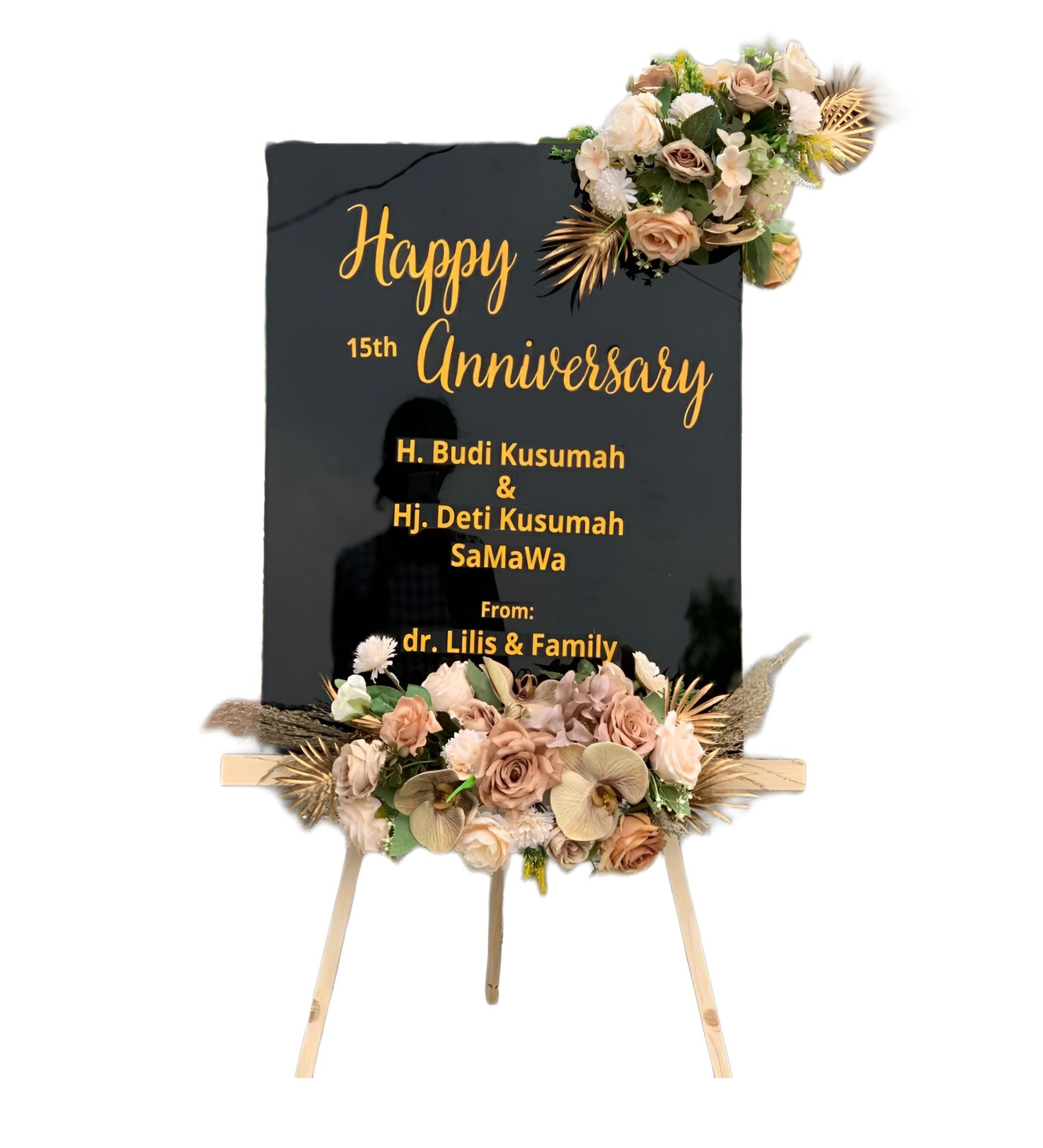 Papan Bunga Akrilik Bontang Selatan