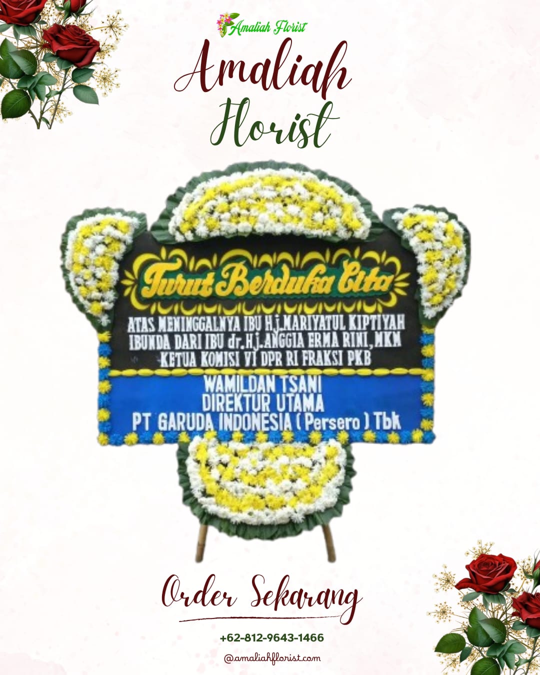 Papan Bunga Duka Bontang Selatan